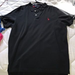 Black Polo USPA Size XL
